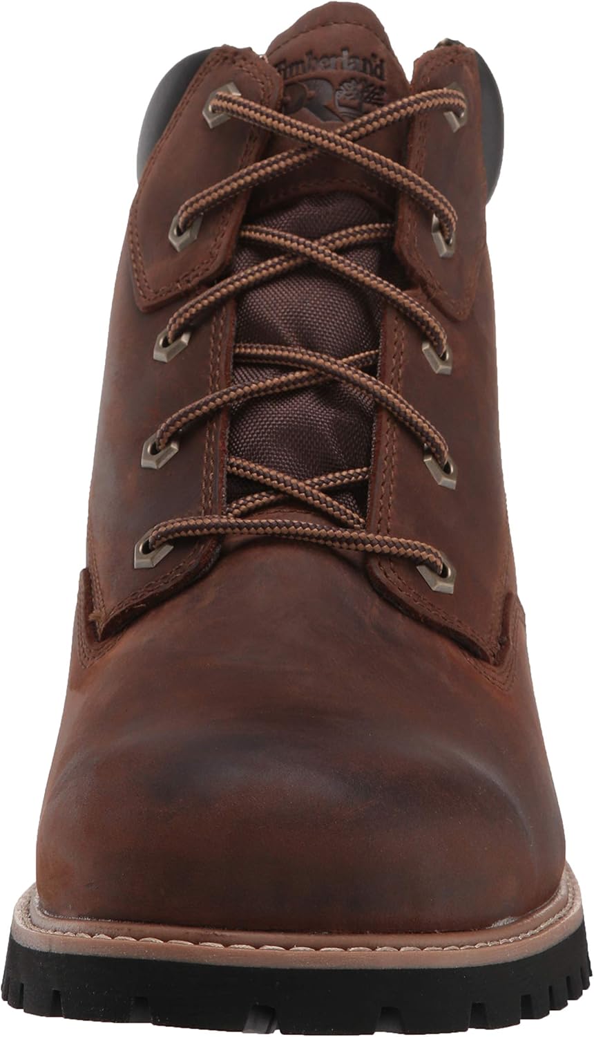 Timberland PRO мужские Gritstone 6 дюймовые рабочие ботинки с мягким мысом, Brown V1 — фото 2