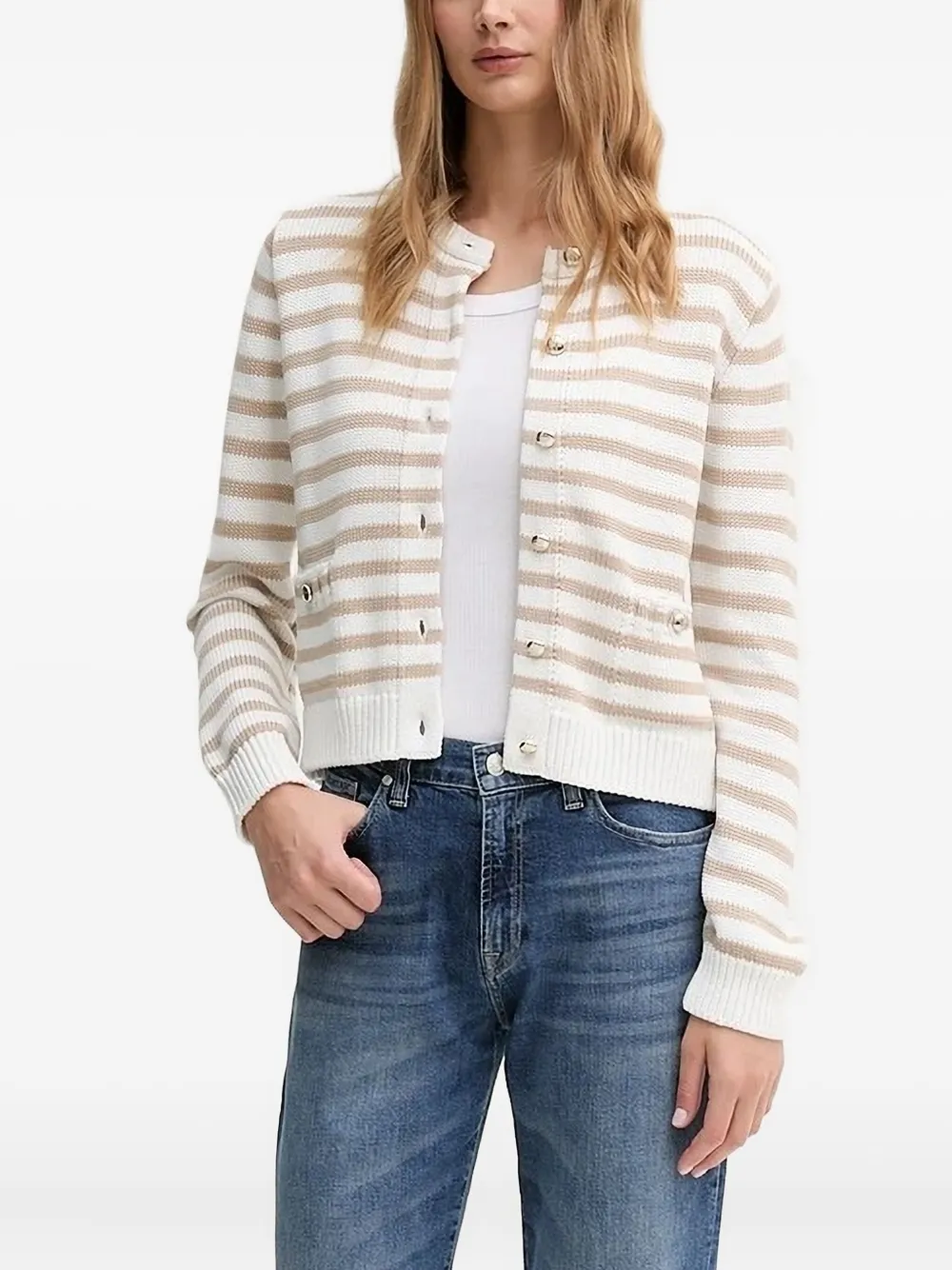 

Кардиган Kola в полоску Joop!, нейтральный