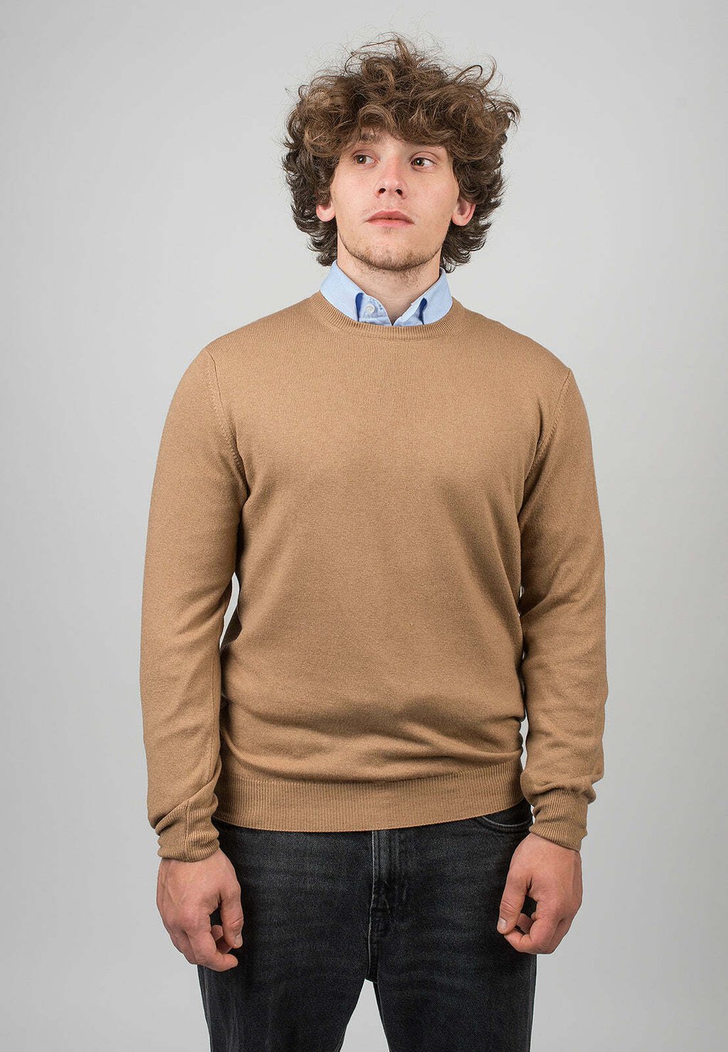 

Джемпер CREW NECK Dalle Piane Cashmere, коричневый