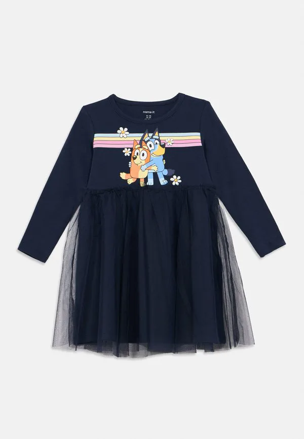 Nmfjean синее платье трикотажное платье Name It, Navy Blazer