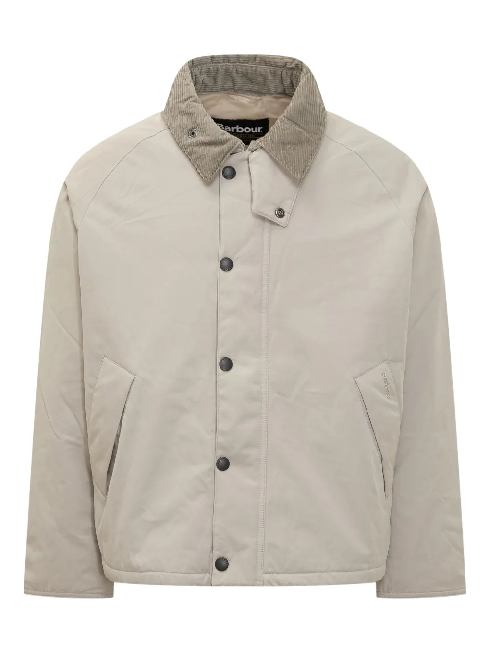

Стеганная куртка с воротником из вельвета Barbour, нейтральный