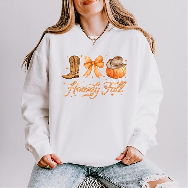 

Coquette howdy fall - Женский легкий свитшот с окраской в готовом виде Simply Sage Market, White, Белый, Coquette howdy fall - Женский легкий свитшот с окраской в готовом виде Simply Sage Market, White