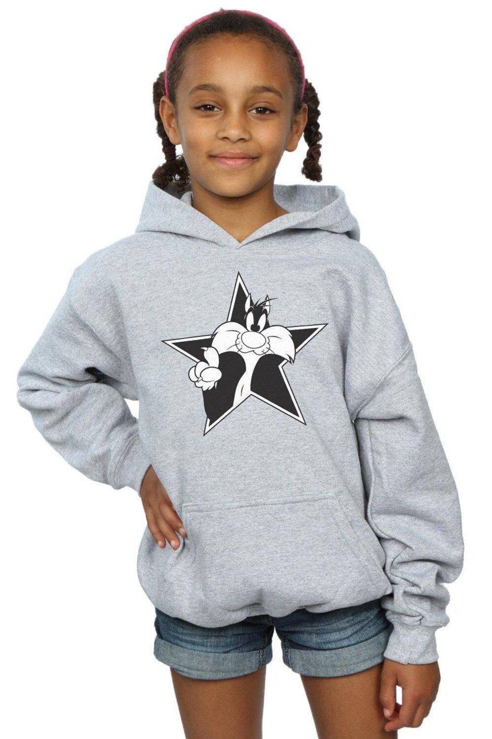 

Толстовка Sylvester Mono Star Looney Tunes, серый