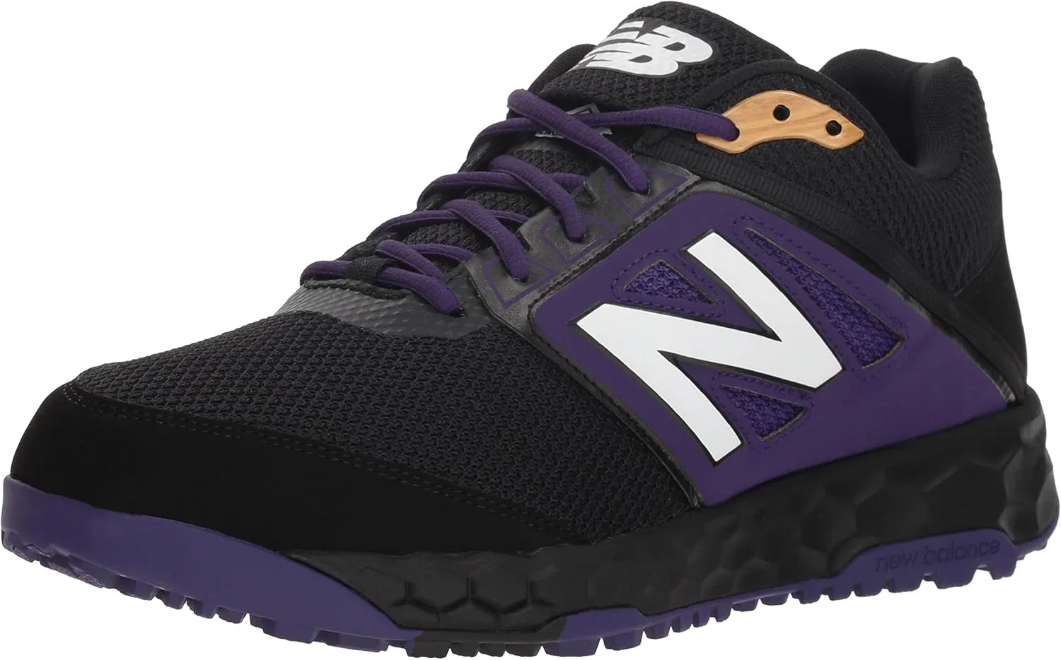 Мужские бейсбольные кроссовки New Balance 3000v4 Turf, Black Purple