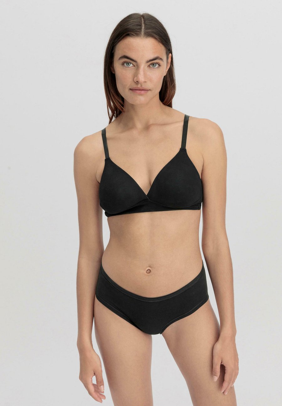 

Бюстгальтер Hessnatur WÄSCHE SPACER BÜGELLOS PURE SENSE, Schwarz/Black