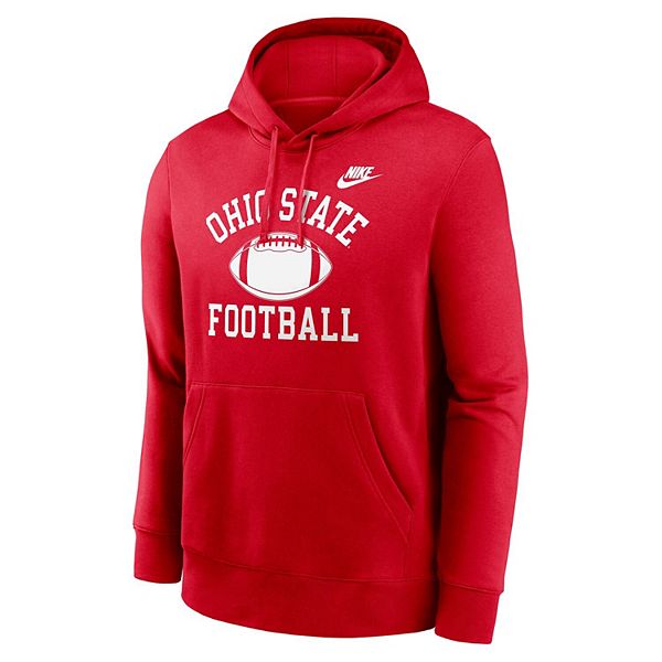 Мужской красный свитшот Ohio State Buckeyes Legacy Football Icon Club Fleece Nike — фото 3