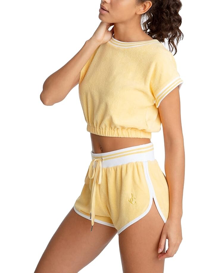 

Топ Juicy Couture Roll Cuff Top, цвет Pecan Cream