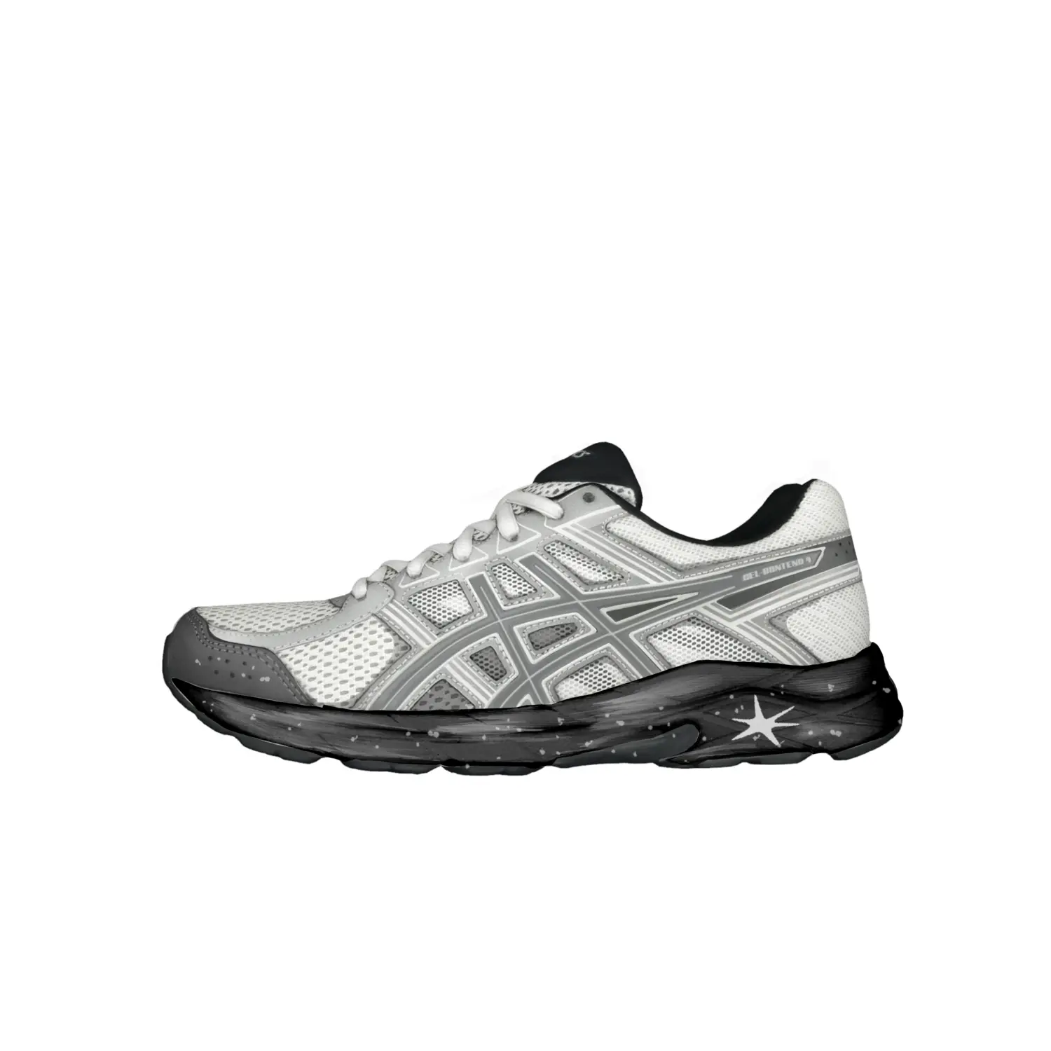 

ASICS Кроссовки Gel Contend 4 для бега мужские низкие Black/Gray
