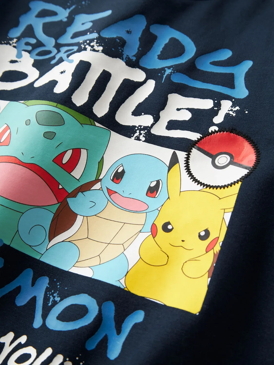Свитшот с принтом Pokémon, Name it, navy blazer — фото 4
