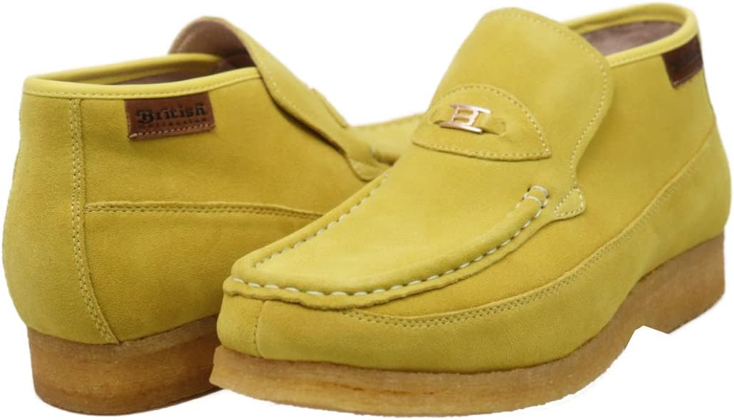 

Мужские кожаные туфли British Collection BWB длиной до щиколотки, желтый