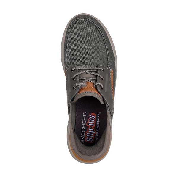 Мужские туфли Hands free slip-ins relaxed fit hasting niko Skechers, Navy — фото 4