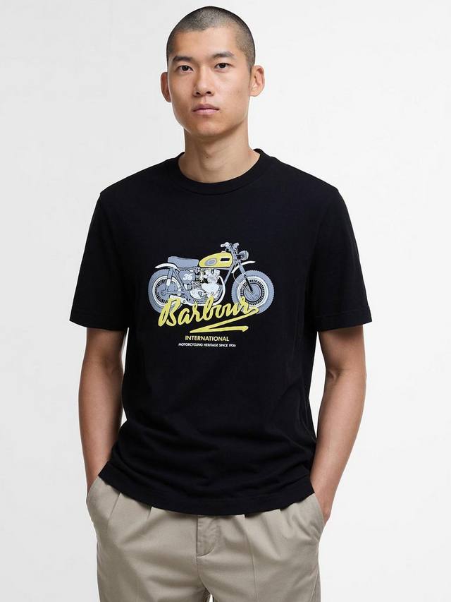 

Футболка с графическим рисунком stonebridge Barbour, черный