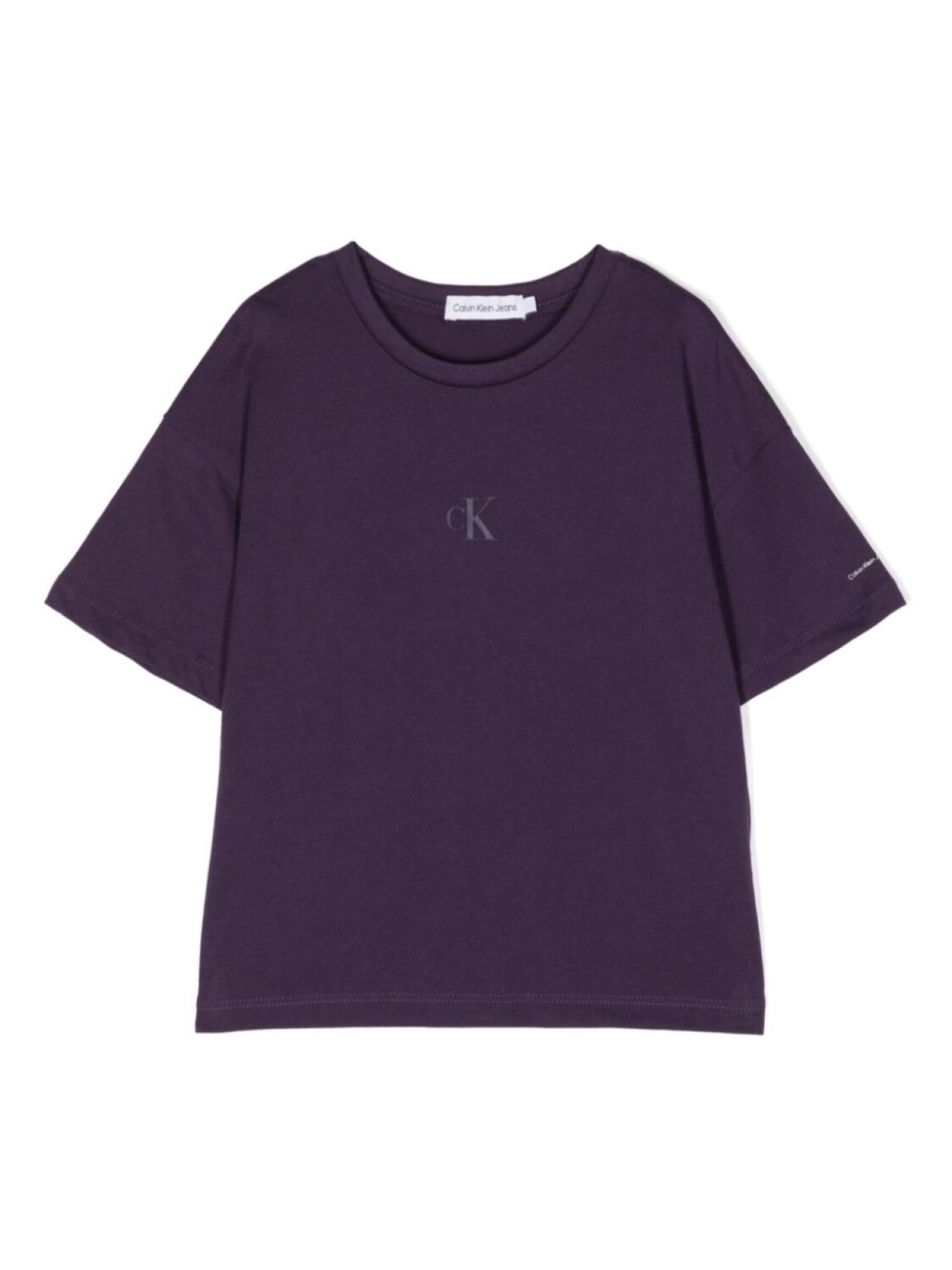 

Футболка с вышитым логотипом CK Calvin Klein Kids, фиолетовый