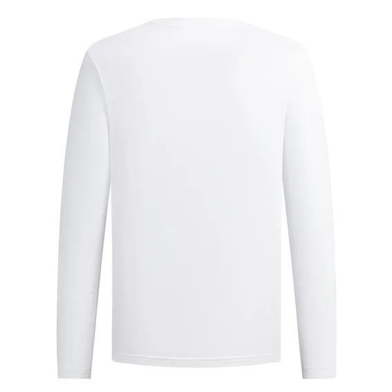 EMPORIO ARMANI Футболка мужская белая Crew Neck Moderate Straight Fit — фото 4