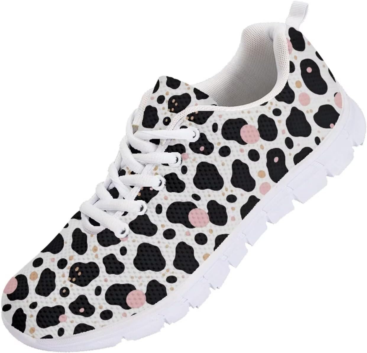 

Кроссовки Funnydude Funny Print для мужчин, легкие и дышащие, удобные кроссовки для спортзала, Cow Print