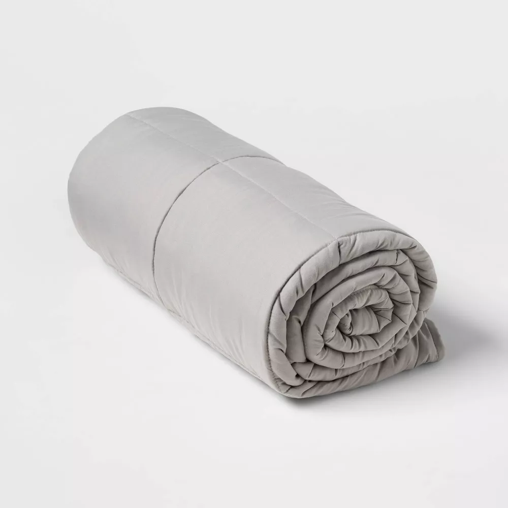 

50"x70" 12 фунтов утяжеленное одеяло серое - Room Essentials
