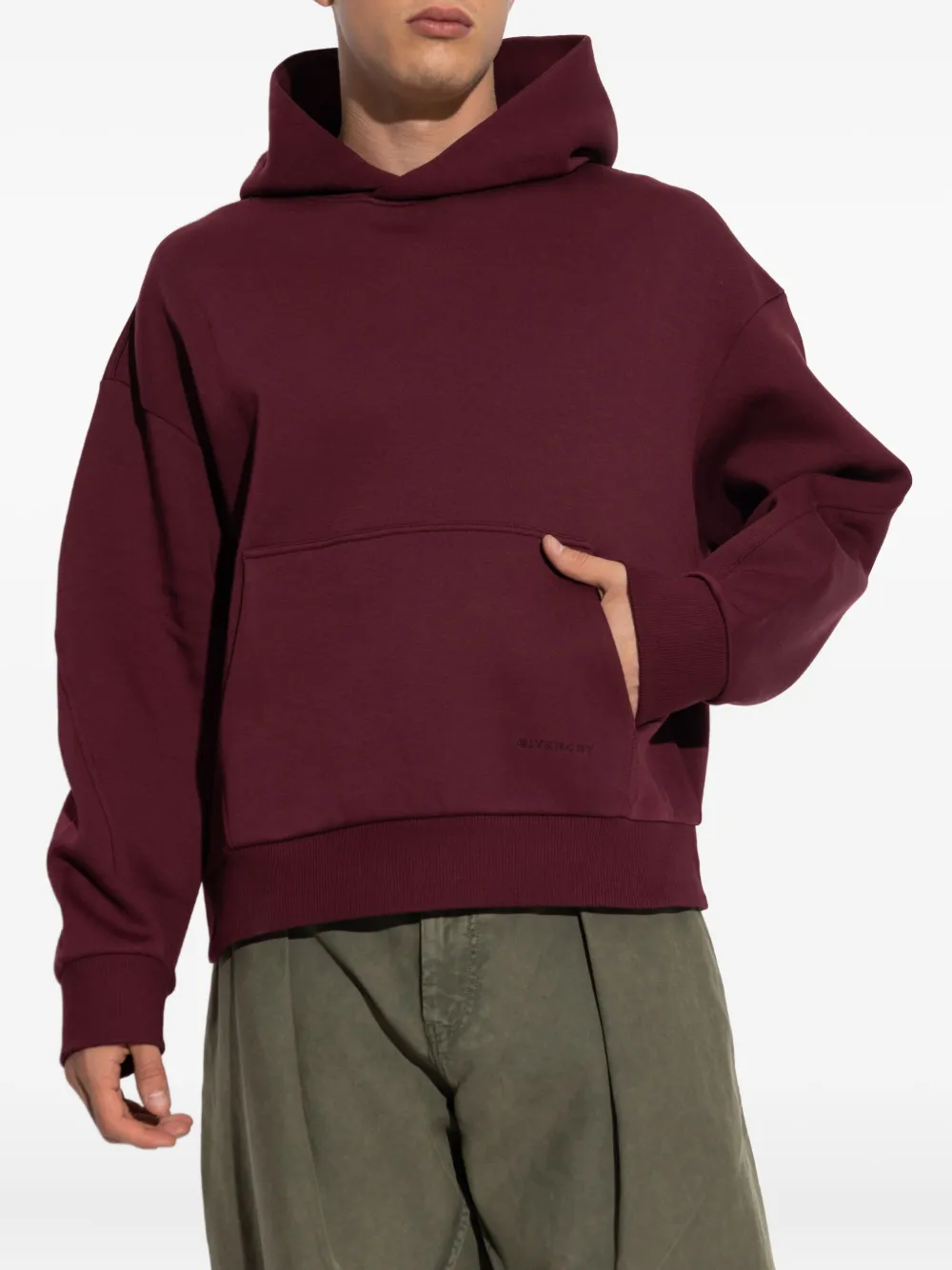 

Худи с вышитым логотипом Givenchy, красный