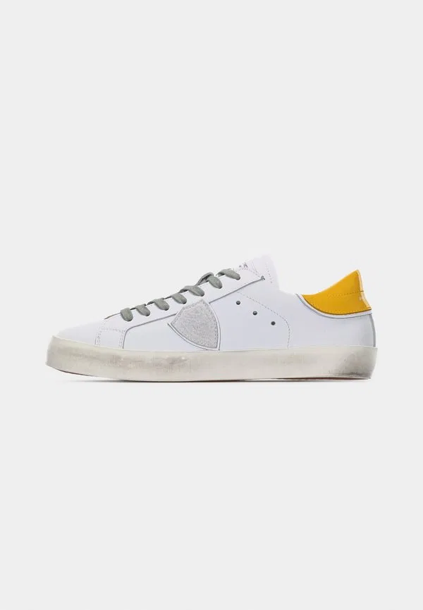 Кроссовки Philippe Model, White/Yellow/Plaster — фото 2