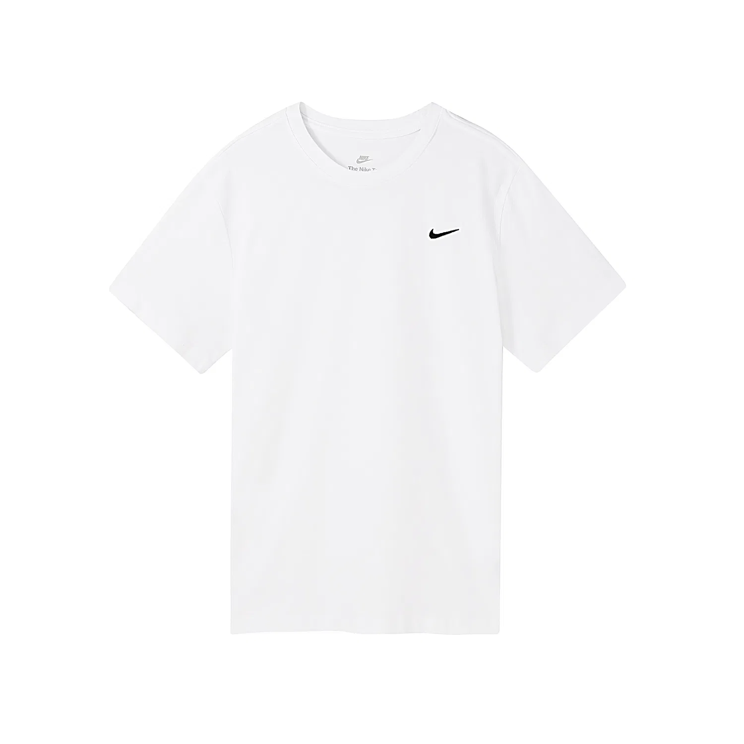 Футболка Sportswear унисекс белая с круглым вырезом, прямой крой Nike, White — фото 4