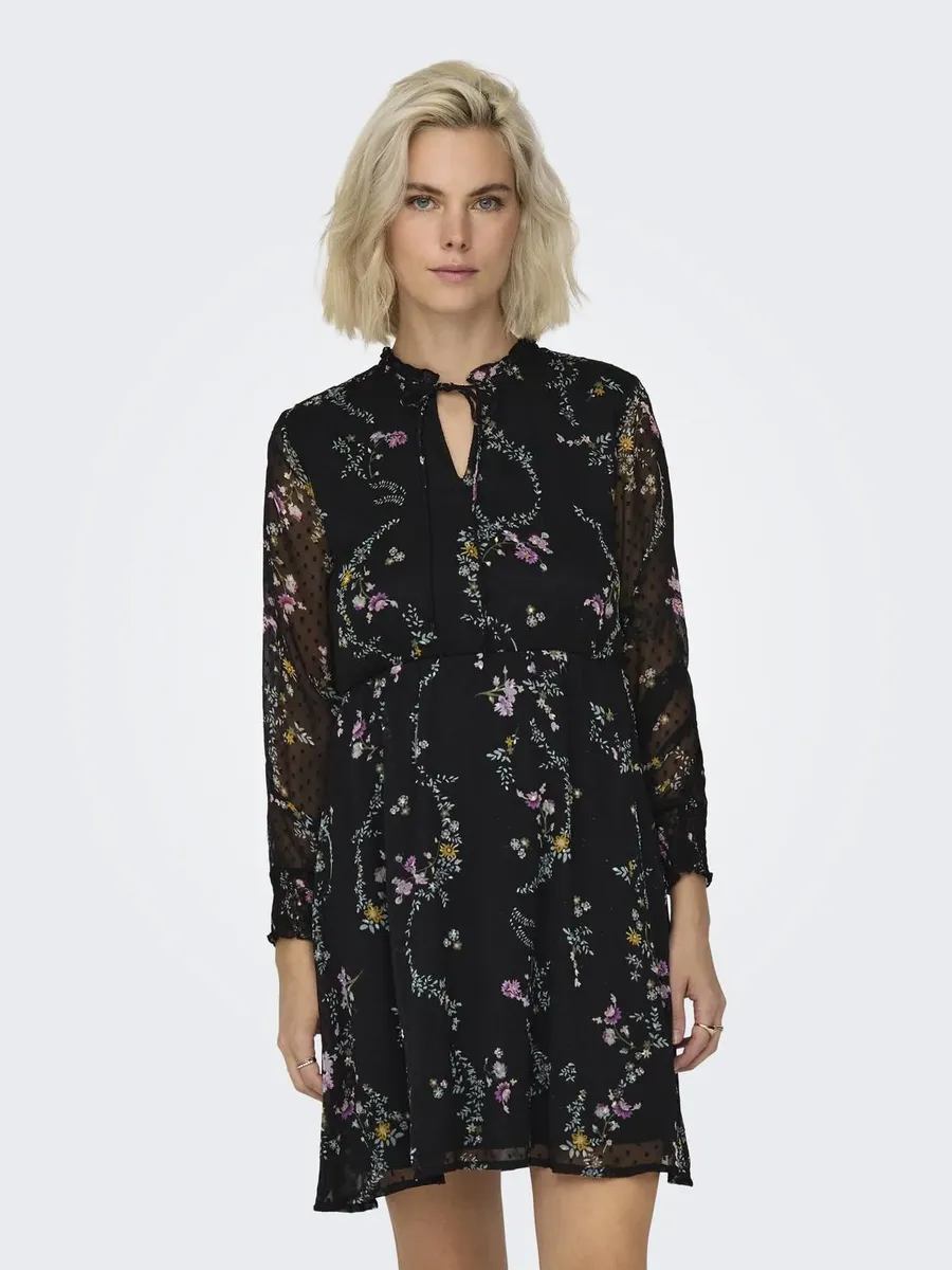 

Only мини-платье "ONLAIDA ELISA LS DRESS WVN", черный