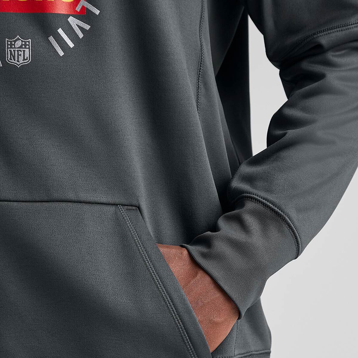 Толстовка NFL Kansas City Chiefs Super Bowl Champs Hoody Nike, цвет Grau — фото 4