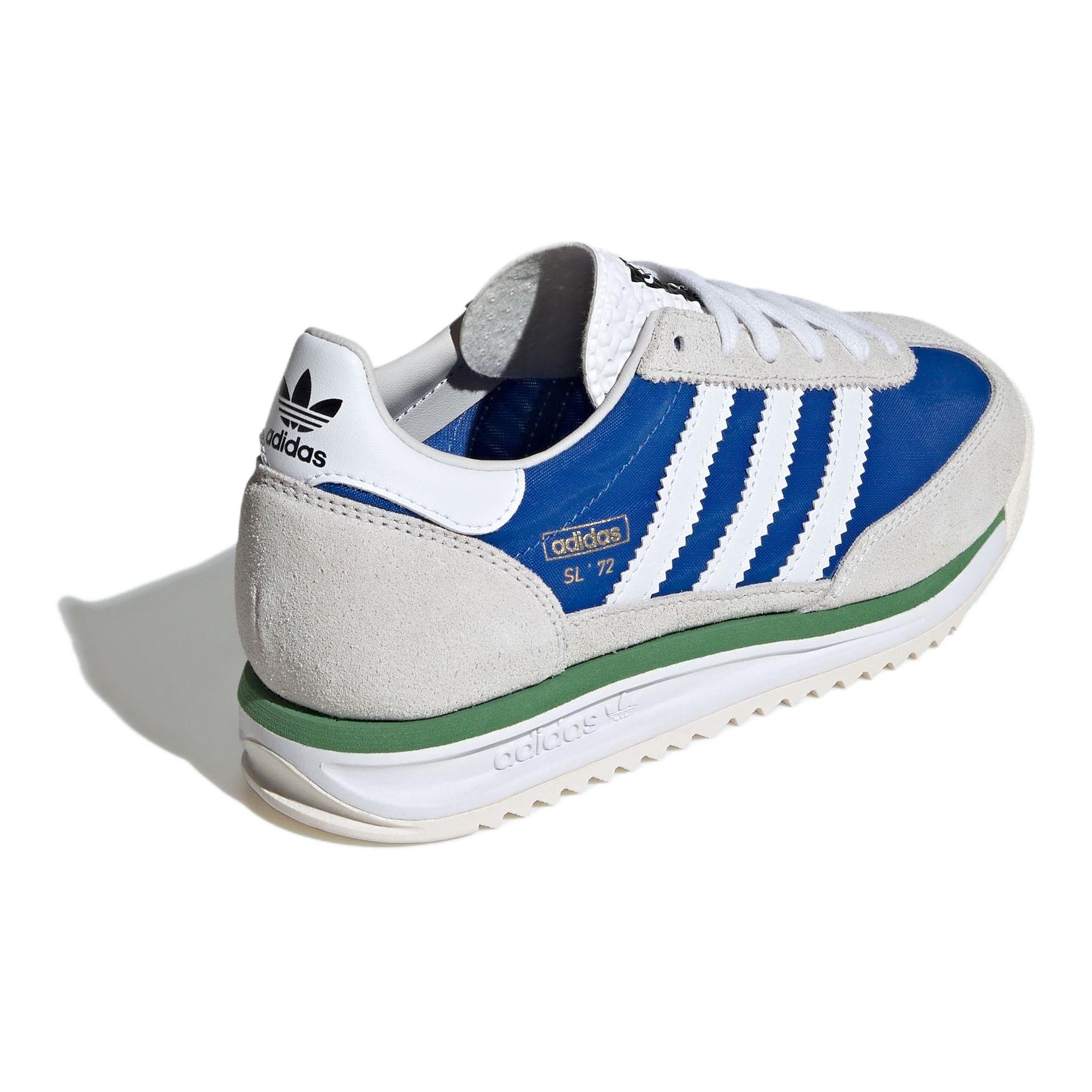 Износостойкие низкие повседневные кроссовки для подростков Adidas Originals, синий/белый/светло-серый — фото 4