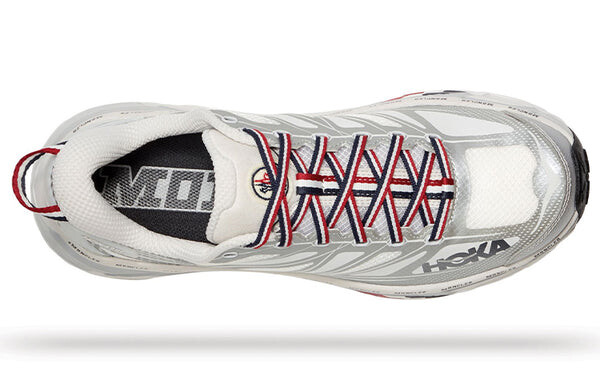 Кроссовки moncler x mafate speed 2 'nimbus cloud harbor mist' Hoka One One, белый — фото 3