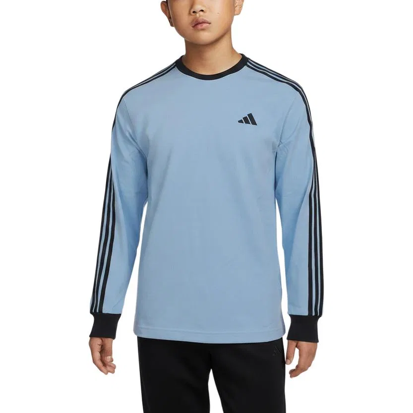 Футболка детская хлопковая Crew Neck Adidas синяя