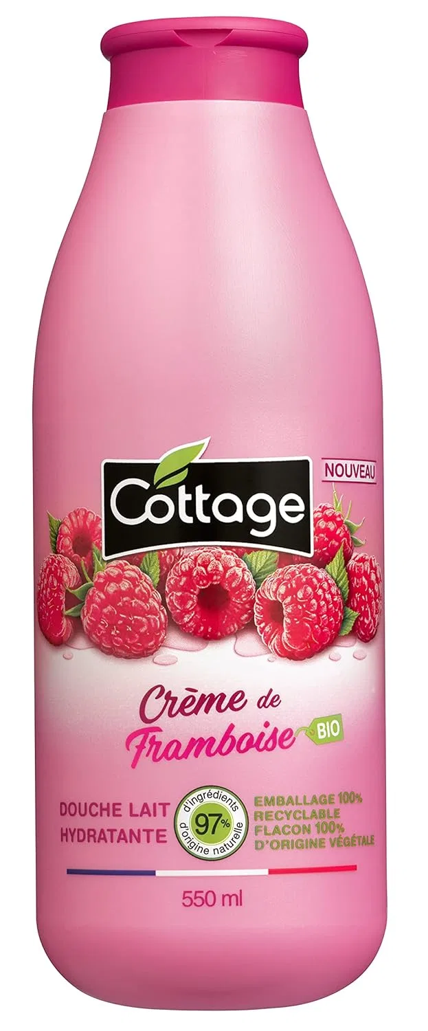 Гель для душа «Organic Raspberry Cream» от Cottage Cottage