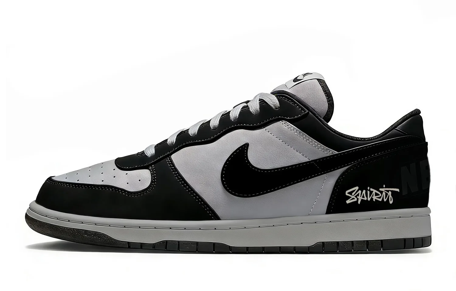 Nike Кроссовки Big Fairyland Saint Special Packaging Low Top мужские черно-серые — фото 3