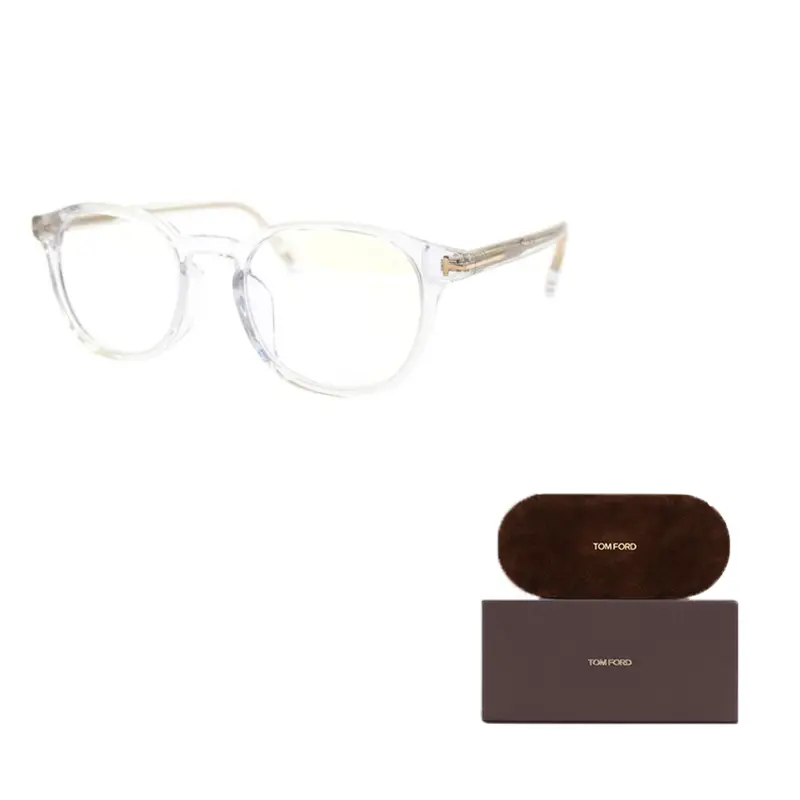 

TOM FORD TF Plate Frame круглые очки унисекс, Transparent