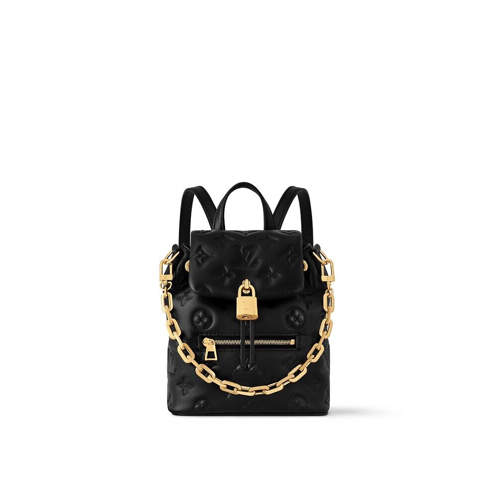 

Coussin Рюкзак Мини Louis Vuitton, черный