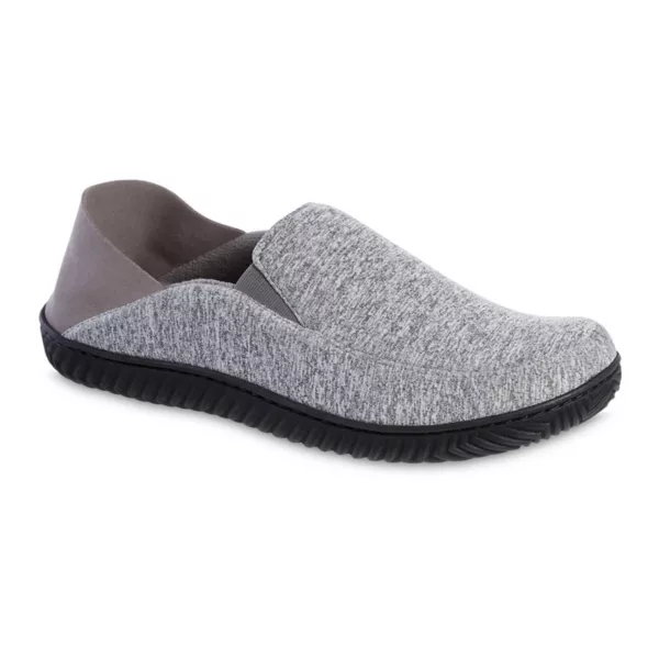 

Мужские спортивные тапочки Memory Foam с закрытой пяткой Miles на вязаной подошве Isotoner, цвет ash