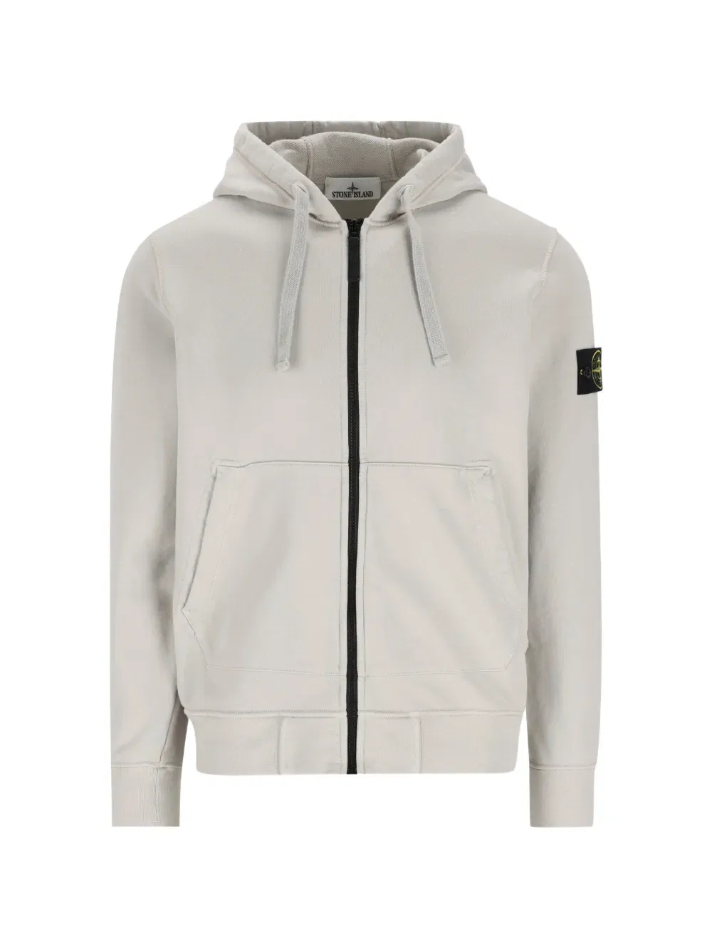 Худи с логотипом на молнии Stone Island, нейтральный