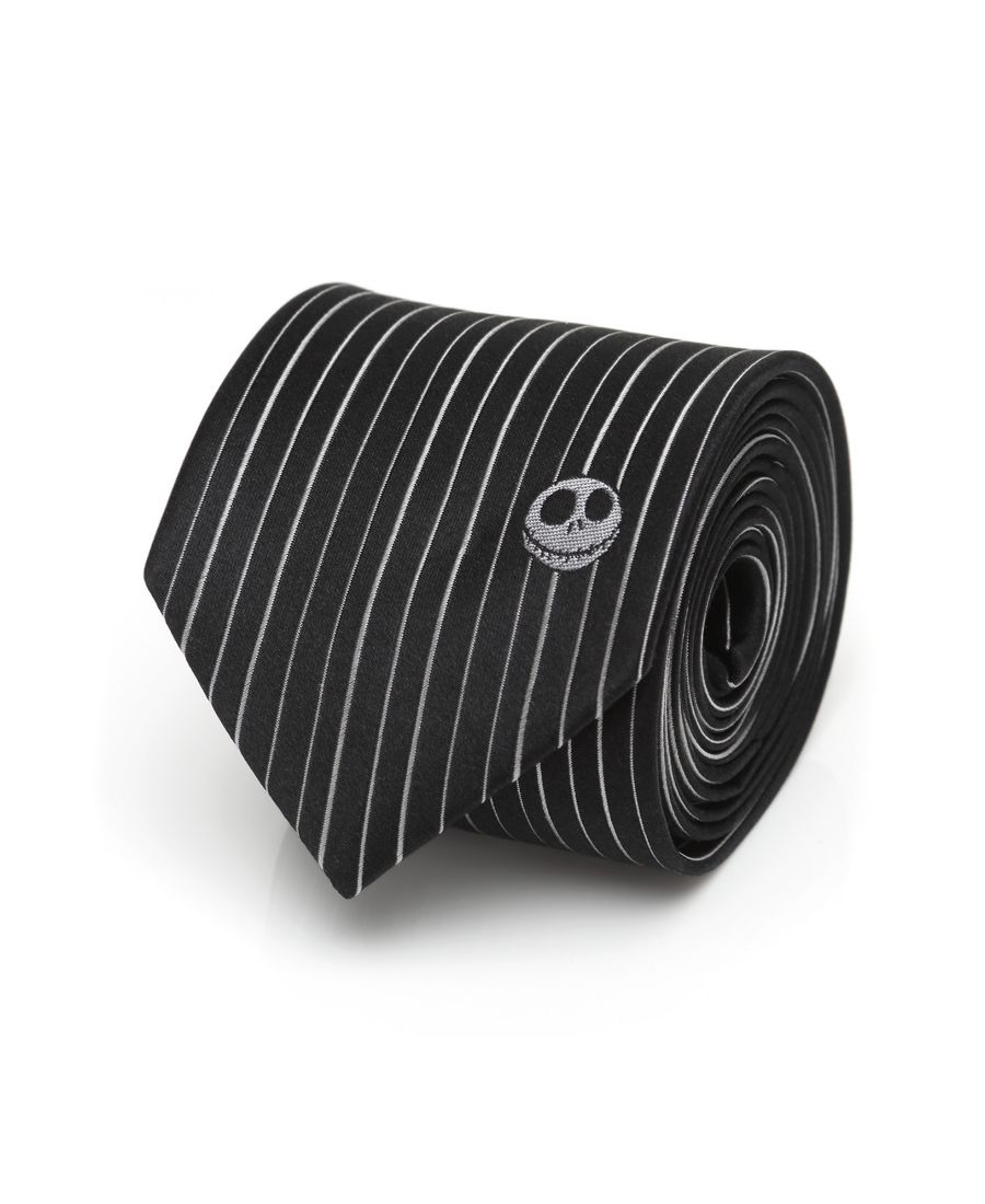 

Мужской галстук в полоску Кошмар перед Рождеством Disney, Black