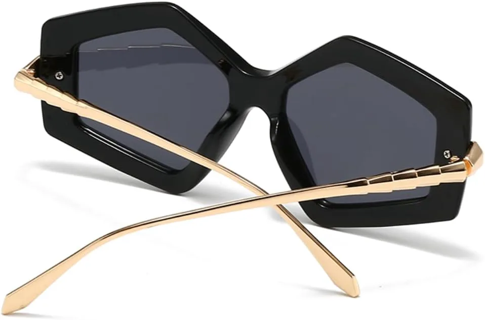 

Солнцезащитные очки с защитой UV400 | Большая оправа, градиентные линзы | Для женщин и мужчин, для занятий спортом на открытом воздухе и вождения DSVIGF, White