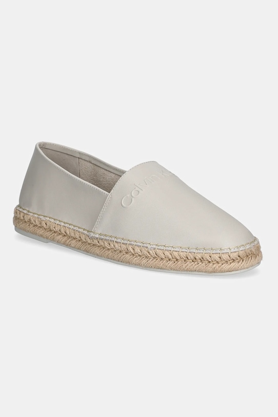 

Кожаные эспадрильи Espadrille Lth Calvin Klein, серый