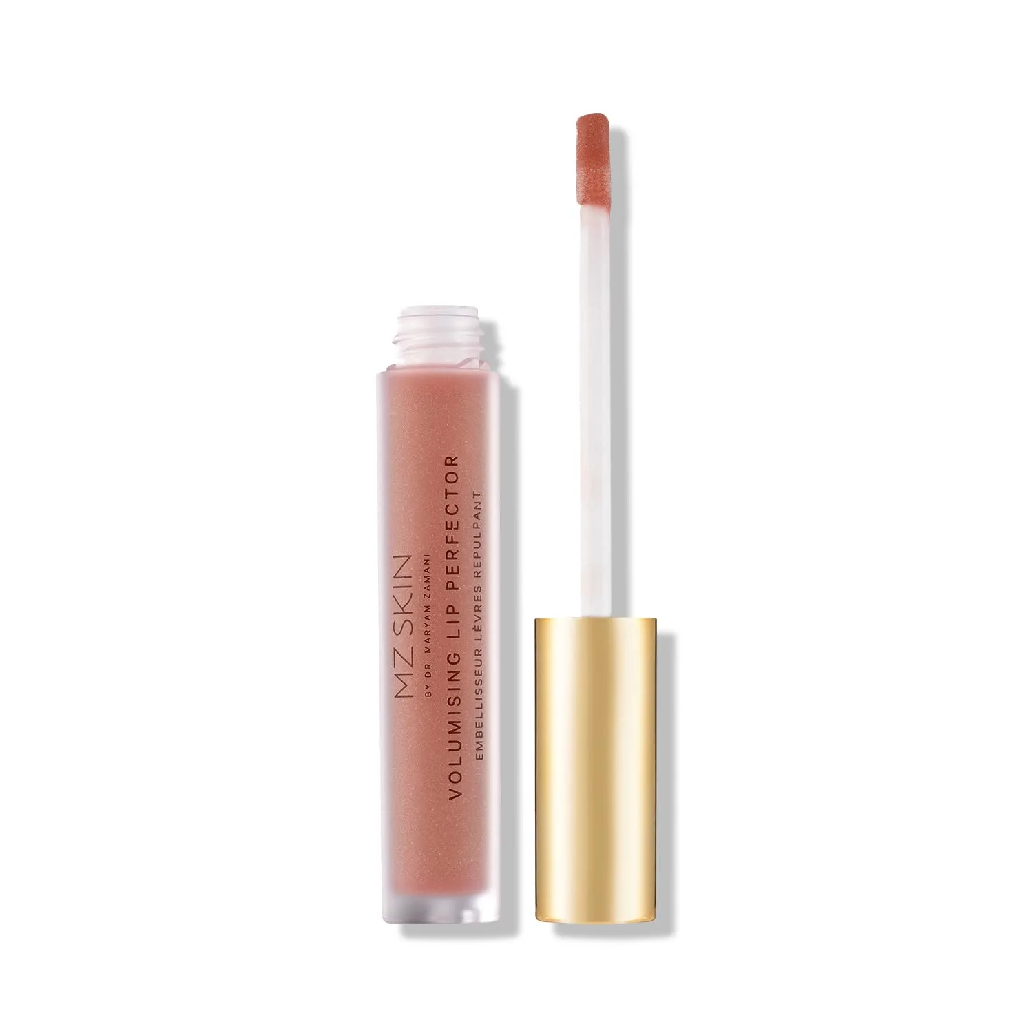 MZ SKIN Volumising Lip Perfector 0.10 fl oz | Пептидный блеск для губ с гиалуроновой кислотой и мятой | Увлажняет, разглаживает и увеличивает объем губ Mz Skin By Maryam Zamani Md, Sunkissed