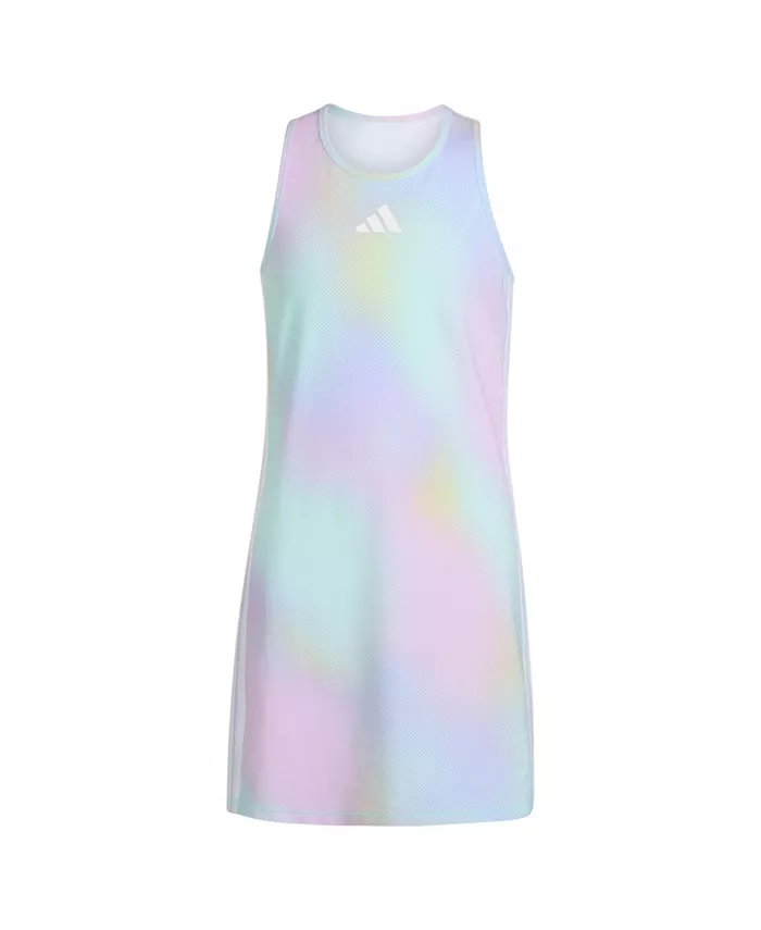 

Платье-майка без рукавов с принтом Big Girls adidas, синий