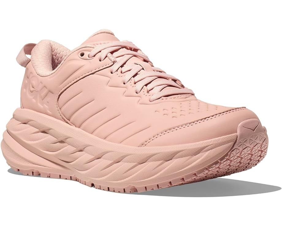 Кроссовки Hoka Bondi Slip Resistant, цвет Peach Whip/Peach Whip