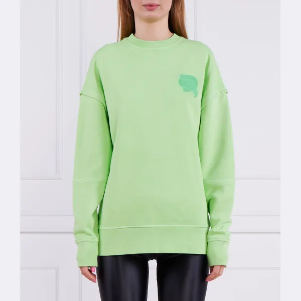 

Толстовка свободного кроя Ikonik 2.0 в тон Karl Lagerfeld, зеленый