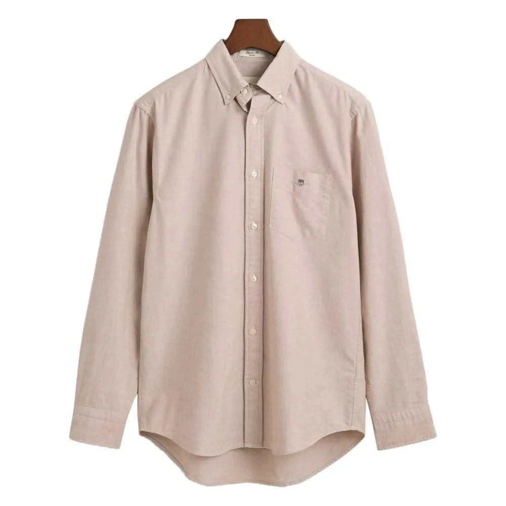 

Рубашка Gant Oxford, бежевый