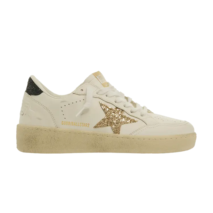Кроссовки Golden Goose Golden Goose Deluxe Wmns Ball Star 2 'White Gold Black', белый