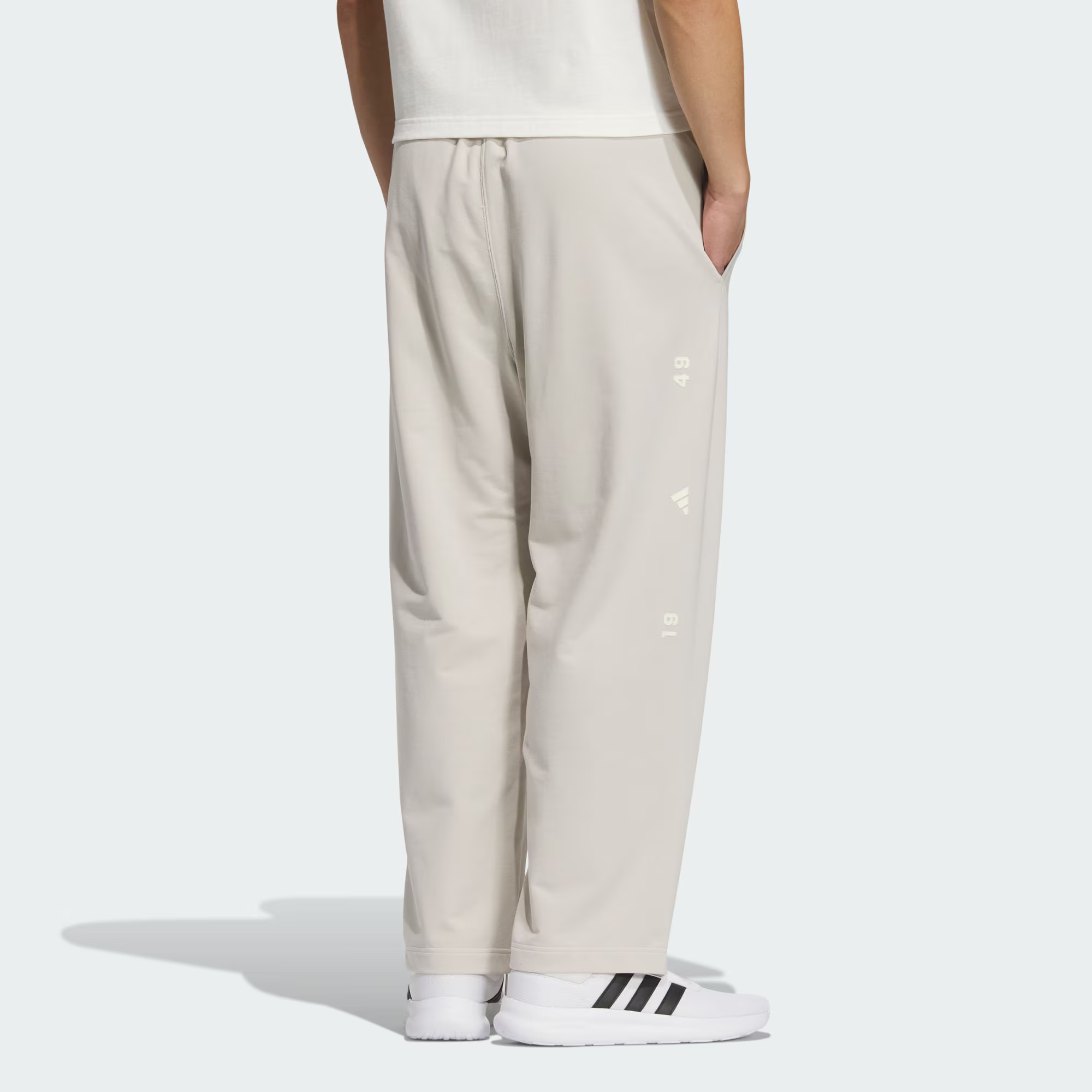 Adidas Спортивные брюки Lounge Knitted, мужские, цвет Miracle Bauxite Brown — фото 4