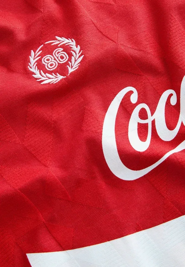 Футболка футбольная Regular fit с принтом Next, red coca cola, красный — фото 3
