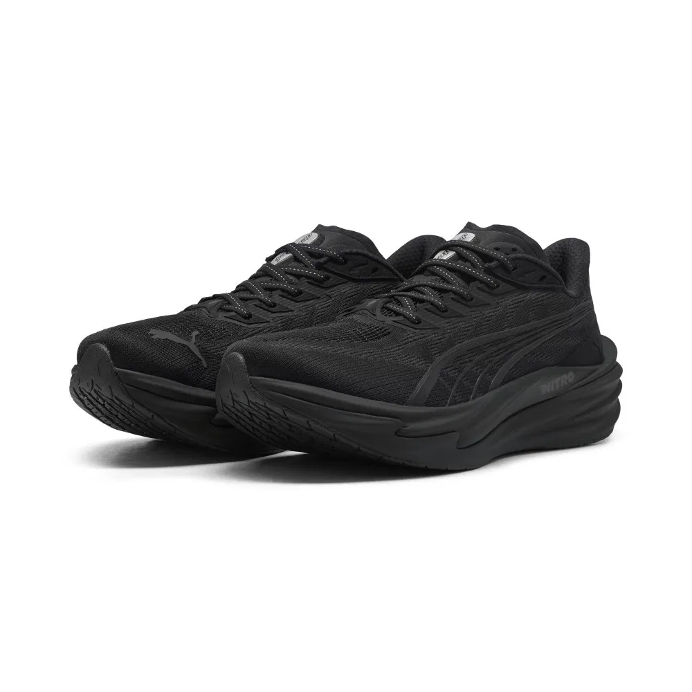 Мужские белые широкие беговые кроссовки Deviate Nitro 4 Wide от Puma
