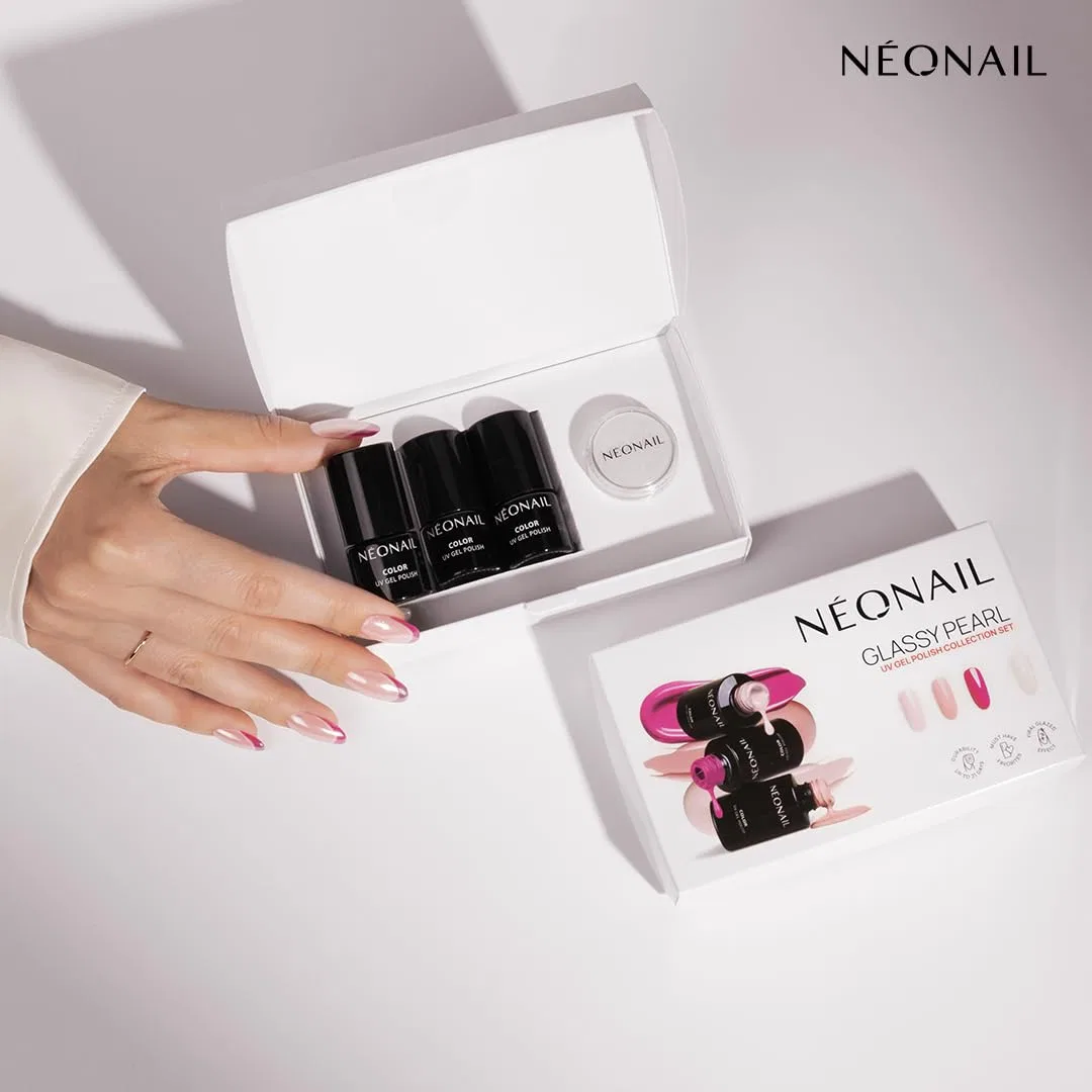 Набор УФ-лаков NÉONAIL Glassy Pearl Collection с эффектом жемчуга Néonail, Glassy Pearl ​Collection Set​ — фото 4