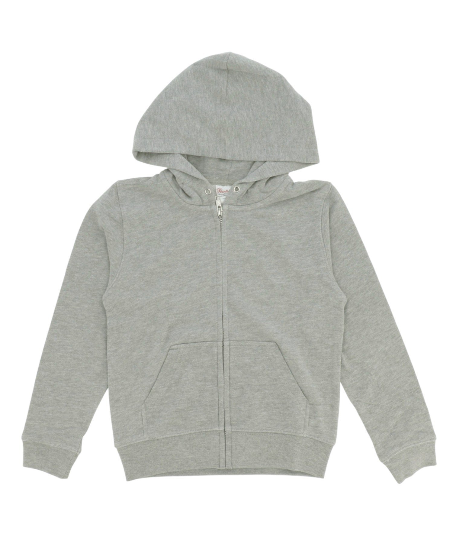 Детская легкая толстовка на молнии весом 8,4 унции Printstar, 003. Heather Gray