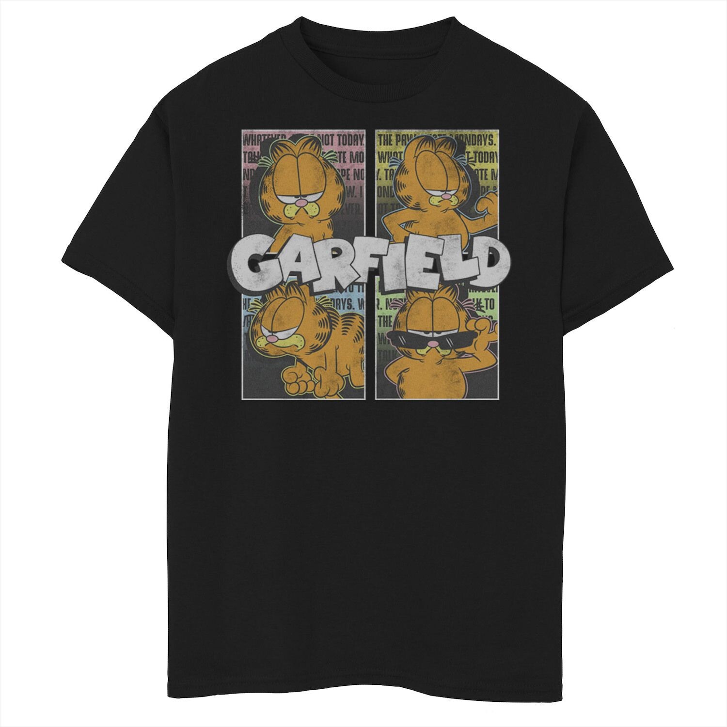 

Футболка Garfield Four Square с рисунком Garfield для мальчиков 8–20 лет в упаковке Licensed Character
