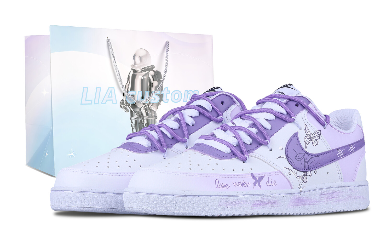 

Мужские кроссовки для скейтбординга Nike Court Vision 1, White